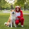 Pyjama Onesie Kigurumi Kostüm Verkleidung Akita XL: 175 - Produktbild-Vorschau 9