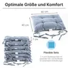 etérea Stuhlkissen Baumwolle 2 Stück - 40x40 cm Produktbild-Vorschau 4