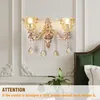 WISFOR Kristall Wandlampe Wandleuchten Nachtlichter Barock Produktbild-Vorschau 5
