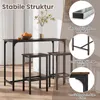 Stół barowy z krzesłami, prostokątny stół barowy 120 cm z 2 Podgląd zdjęcia produktu 7