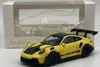 PORSCHE 911 GT3 RS 2022 Gelb mit schwarzen Aufklebern - Produktbild-Vorschau 1