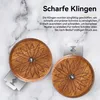 Edelstahl Bäckermesser mit graviertem Holzgriff,Profi Produktbild-Vorschau 6