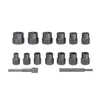 15tlg Bolzen Ausdreher Set 3/8" 8-19 mm / 1/4"-3/4" Produktbild-Vorschau 1