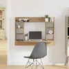 vidaXL Table murale Chêne Artisan 105 x 48 x 75 cm Bois Voir les images du produit 2