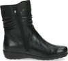 A black leather boot shown from the side. Anteprima dell’immagine prodotto