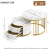 okwish Couchtisch 2er-Set, Satztisch Beistelltisch mit 2 Produktbild-Vorschau 7