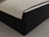 MKS MEBLE Boxspringbett 180x200 Schwarz Cord, Boxspringbett Produktbild-Vorschau 6