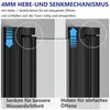 IMPTS Duschwand für Badewanne 140x140cm 3-teilig Faltwand Produktbild-Vorschau 10
