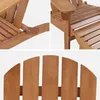 sweeek - Gartensessel Adirondack mit Fußstütze - Holzfarben Produktbild-Vorschau 4