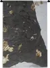 MuchoWow® Wandteppich Wandbehang Marmor - Schwarz - Gold - Produktbild-Vorschau 1