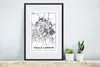 MuchoWow® Gerahmtes Poster Kuala Lumpur - Karte - Stadtplan Produktbild-Vorschau 4