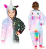 Pigiama kigurumi per bambini con unicorno luminoso 122-128 Anteprima dell’immagine prodotto 1