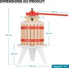 Wiltec Kit Presse à fruits avec 3 torchons – 370 x 370 x Voir les images du produit 7