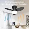 50W 3 Flügeln Deckenventilator mit Beleuchtung, LED Produktbild-Vorschau 3