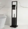 Toilettenpapierhalter stehend mit Toilettenbürste - 20x80cm Produktbild-Vorschau 1