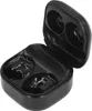 A black charging case for wireless earbuds, shown open against a white background. Podgląd zdjęcia produktu