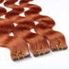 hair2heart Tape Extensions Echthaar Gewellt - 10 Tapes 2.5g Produktbild-Vorschau 1