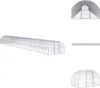 vidaXL Outdoor-Hühnerstall 3x24x2 m Verzinkter Stahl -  Produktbild-Vorschau 1