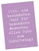Mr. & Mrs. Panda Postkarte Spruch 1954 Geburtstag - Produktbild-Vorschau 1