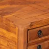 vidaXL Schreibtisch mit Schubladen 110x50x76 cm Massivholz Produktbild-Vorschau 5