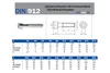 IHC DIN 912 Zylinderschrauben mit Innensechskant Schraube Produktbild-Vorschau 3