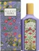 A bottle of Gucci Flora Gorgeous Magnolia Eau De Parfum and its packaging are shown against a white background. Produktbild-Vorschau