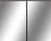 vidaXL LED zrcadlová skříňka do koupelny černá 80x15x60 cm Náhled obrázku produktu 6