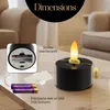 Meisterhome® Lot de 4 bougies chauffe-plat LED XXL - Voir les images du produit 6