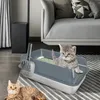 Katzentoilette Edelstahl mit Schaufel Classic Große mit Produktbild-Vorschau 3