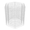 vidaXL Plateau hexagonal en gabion 100×90×100 cm Voir les images du produit 9