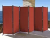 Paravent 6 Teilig 340x165cm Rotorange - Garten & Balkon Produktbild-Vorschau 2