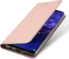 A rose gold flip case for a Huawei Mate 20 Lite phone, shown from a diagonal angle with the case open. Produktbild-Vorschau