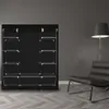 Herzberg HG-8009: Szafa - duża czarna Podgląd zdjęcia produktu 10
