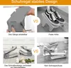 UISEBRT 20er Verstellbarer Schuhregale Set Rutschfest Produktbild-Vorschau 2