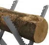 A log is held in a sawhorse. Produktbild-Vorschau