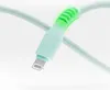 Cavo QUALO Nylon USB-C per Lightning – 1,5 m, 2,4 A, Verde Anteprima dell’immagine prodotto 4