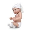 Reborn Baby Doll Spiel Puppen 10 zoll 25 cm Volle Vinvl Produktbild-Vorschau 4