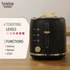Briebe SKT1167BLK Nordic Set Grille-pain 2 disques fentes Voir les images du produit 3