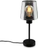 Tischleuchte, schwarz, Rauchglas, 1xE27/max.10W Produktbild-Vorschau 1
