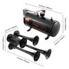 VEVOR Zughupen-Set, 4 Trompeten-Lufthupen-Set, 150 dB Produktbild-Vorschau 8
