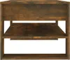 konferenční stolek vidaXL Kouřový dub 102x55x45 cm Dřevěné Náhled obrázku produktu 4