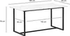 FineBuy Esszimmertisch Weiß 160 cm Esstisch in Marmor-Optik Produktbild-Vorschau 3