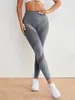 2 Stück Damen Yoga Leggings Sporthose High Waist Stretch Náhled obrázku produktu 5