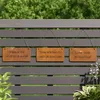 3er Set Wandbilder Sprüche 18x8cm Eisen Schilder Produktbild-Vorschau 3