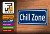 Holzschild Chill Zone 27x10cm Wellness Entspannen Produktbild-Vorschau 4