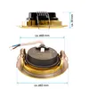 Two views of a recessed LED spotlight with dimensions indicated. Produktbild-Vorschau