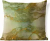 MuchoWow® Outdoor Kissen - Marmor - Muster - Grün - Gold - Produktbild-Vorschau 1