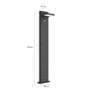 Lucande LED-Wegeleuchte Silvan, anthrazit, 100 cm, Sensor Produktbild-Vorschau 7