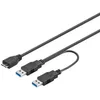 Goobay 95746, 0,3 m, USB A, Micro-USB B, USB 3.2 Gen 1 (3.1 Podgląd zdjęcia produktu 2