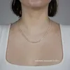 Ankerkette diamantiert Länge 55cm - Breite 3,7mm - 925 Produktbild-Vorschau 2